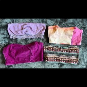 S/M bundle of Bandeau tops